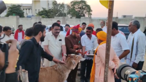 रायसेन: विवाह से पहले गऊ माता का ‘छप्पन भोग’, 51 गायों के सामूहिक भोज के बाद शुरू हुईं शादी की रस्ने; बिना दहेज की शादी बनी नज़ीर