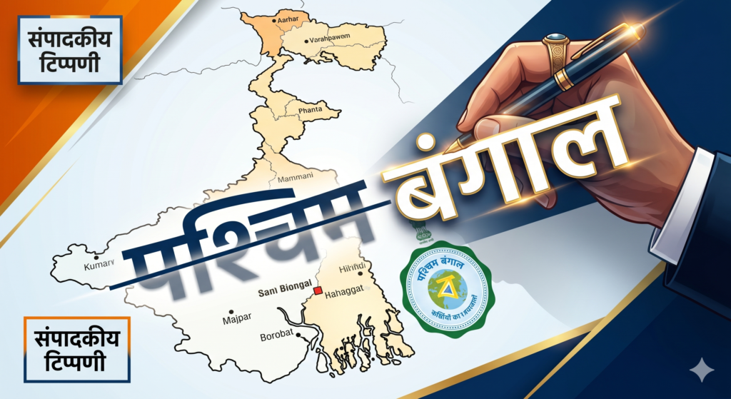 बंगाल में पहला काम ये करना चाहिए ।